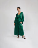 Vestido Maya - Verde Esmeralda.