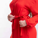 Conjunto Linho - Vermelho