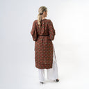 Kimono Midi Fendas - kelly