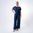 Conjunto Tailândia Calça e Blusa Azul Índigo - Bangkok