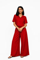 CAMISA CROPPED  - VERMELHA
