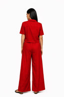 CAMISA CROPPED  - VERMELHA