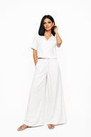 CAMISA CROPPED - BRANCA